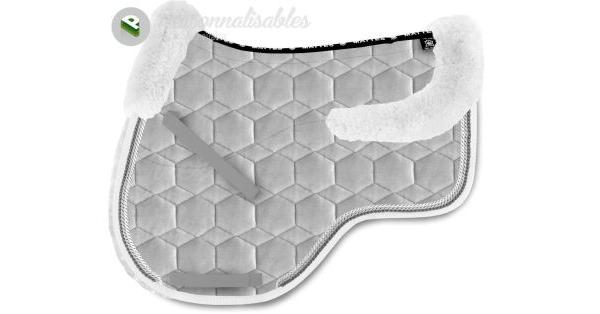 BOSS - Tapis de selle d'équitation spécial dressage en velours à